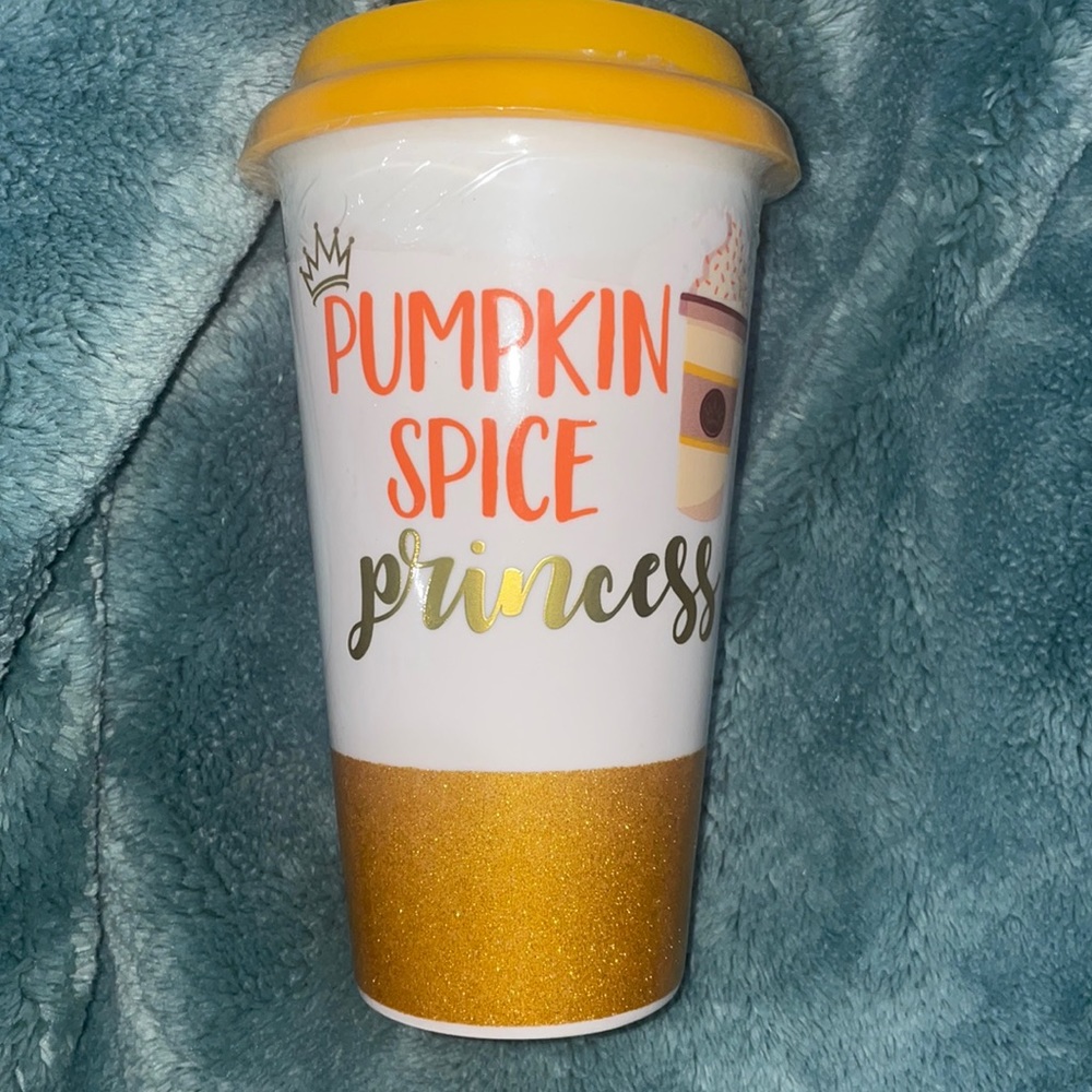Pumpkin Spice Princess Travel Mug